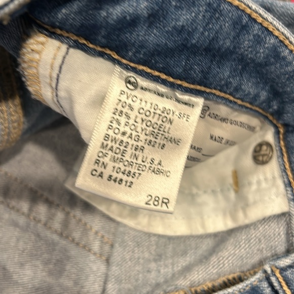 AG Embroidered ‘Stilt Cigarette Leg’ Denim Jeans - Picture 8 of 10